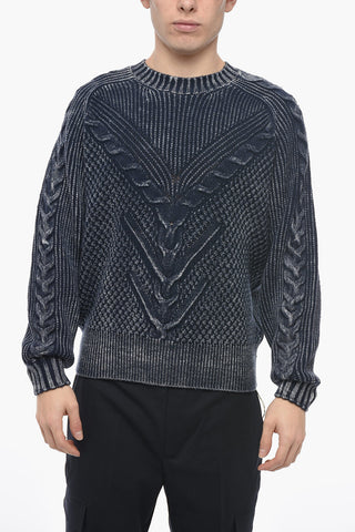 Aran Wool Baggy Fit Pullover