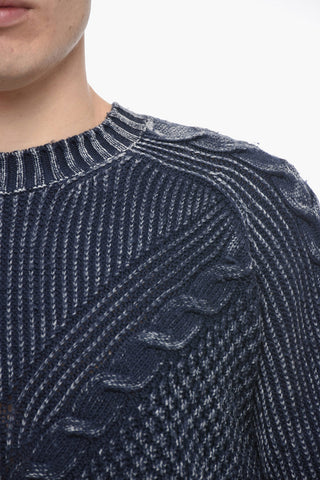 Aran Wool Baggy Fit Pullover