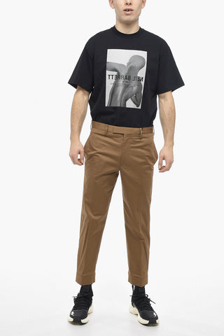 Slim Fit BARRETT METAL Pants with Adjustable Ankles