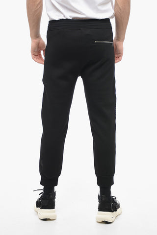 Low-Rise Biker Sweatpants with Zipped Pockets