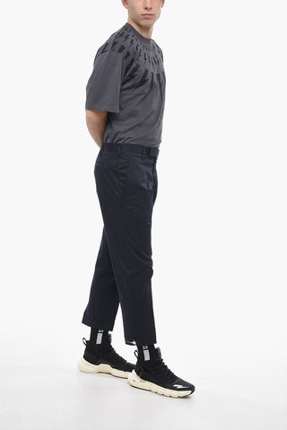 Slim Fit Pants BARRETT METAL with Adjustable Ankle