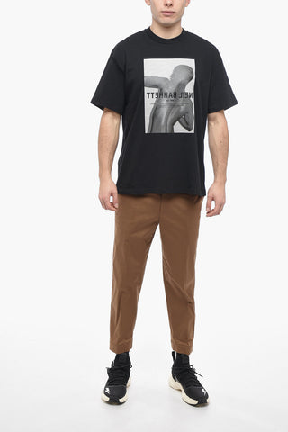 Easy Fit BODY Crew-Neck T-shirt with Maxi Print