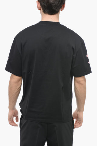 T-Shirt Rundhals JUMBLEND BOLT Slim Fit mit Prints