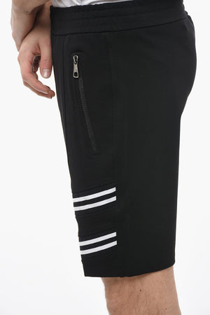 Shorts VARSITY Loose Fit a Vita Bassa con Inserti Elastici