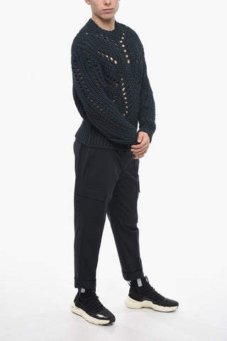 Maglia Easy Fit in Misto Cotone Crochet