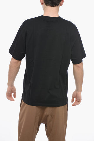 Crew Neck MARBLE ON SKIN Easy Fit T-Shirt