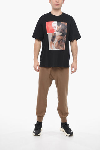 Crew Neck MARBLE ON SKIN Easy Fit T-Shirt