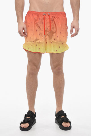 MICROBOLT Boxer Swimsuit with Gradient Effect