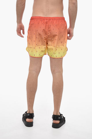 MICROBOLT Boxer Swimsuit with Gradient Effect