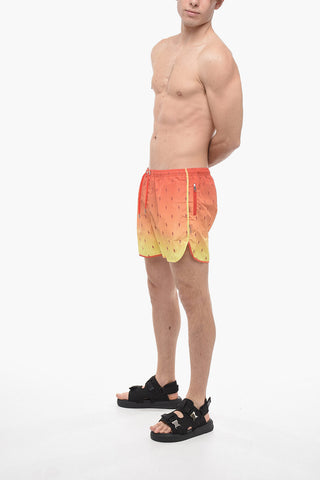 MICROBOLT Boxer Swimsuit with Gradient Effect