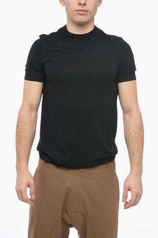 Short-sleeved DOUBLE CREW Wool Blend Sweater