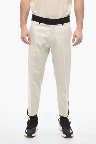 Cotton Twill Trousers TOM with Contrasting Waistband