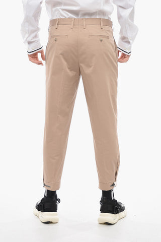 Slim Fit Pants BARRETT METAL with Adjustable Ankle