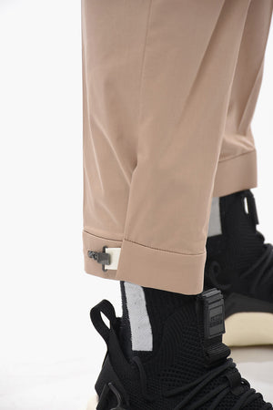 Slim Fit Pants BARRETT METAL with Adjustable Ankle