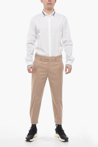 Slim Fit Pants BARRETT METAL with Adjustable Ankle