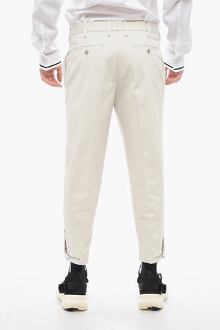 Slim Fit BARRETT METAL Pants with Adjustable Ankles