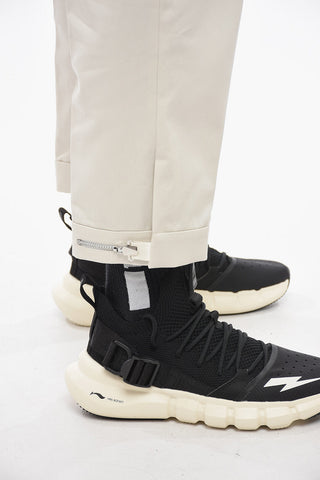 Slim Fit BARRETT METAL Pants with Adjustable Ankles