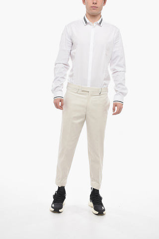 Slim Fit BARRETT METAL Pants with Adjustable Ankles