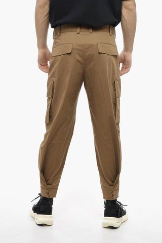 Stretch Cotton FIREMAN Loose Fit Cargo Pants