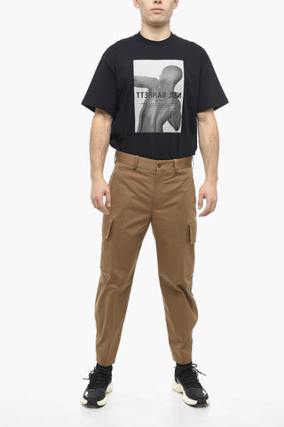 Stretch Cotton FIREMAN Loose Fit Cargo Pants