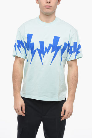 T-Shirt Rundhals JUMBLED BOLT Slim Fit