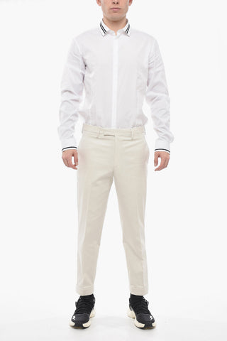 Slim Fit BARRETT METAL Pants with Adjustable Ankles