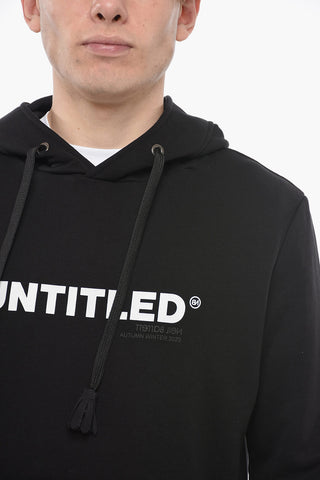 UNTITLED Hoodie Sweatshirt with Lettering