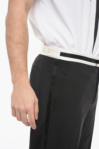 Pantaloni JAMIE Slim Fit con Dettagli a Contrasto