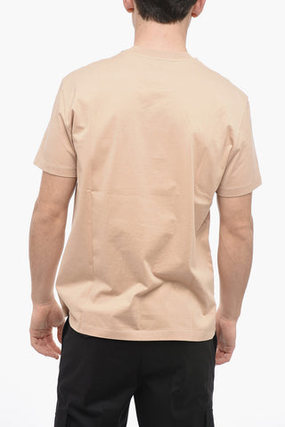 Slim Fit BADGE T-Shirt with Ton sur Ton Patch