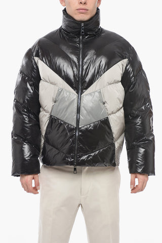 Piumino Easy Fit MIXED NYLON con Zip Frontale