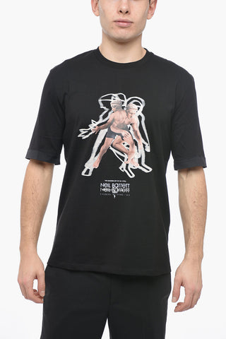 Printed THE MODERN ART OF JIU JITSU Crew-neck T-Shirt