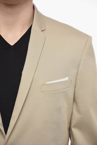 Notch LapeL Stretch Cotton Slim Fit Suit