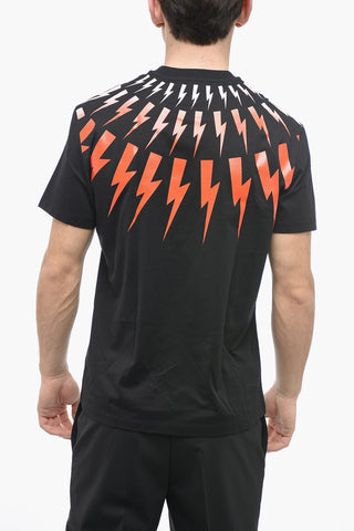 Slim Fit Crew-Neck T-shirt with Gradient Print