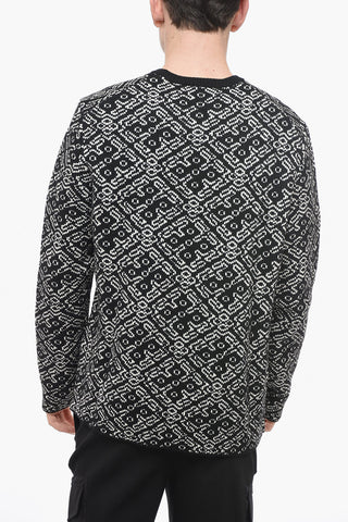 Geometric Patterned ALL OVER CLASSIC Wool Sweater