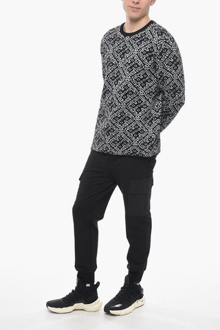 Geometric Patterned ALL OVER CLASSIC Wool Sweater