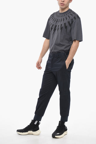 Low-Rise Slim Fit JACK Pants with Cuffs