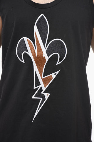 Tanktop FLEUR-DE-THUNDER mit Stickerei