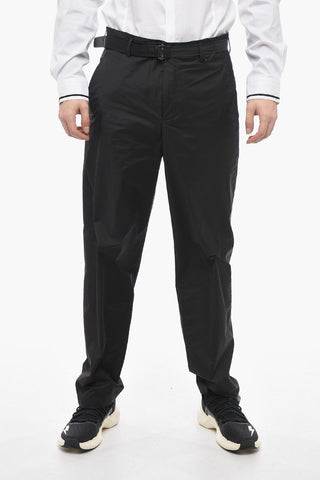 Loose Fit ANDO Pants with Industrial Belt