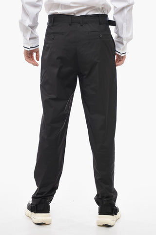 Loose Fit ANDO Pants with Industrial Belt