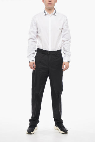 Loose Fit ANDO Pants with Industrial Belt