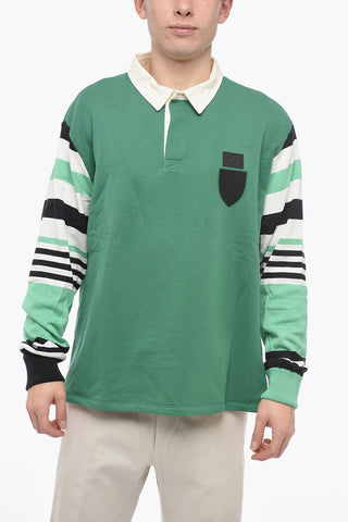 Polo COLLEGIC RUGBY Box Fit con Maniche in Maglia