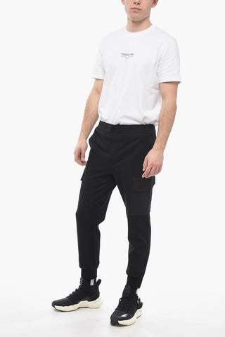 카고 조거 팬츠 스키니 핏 로우라이즈