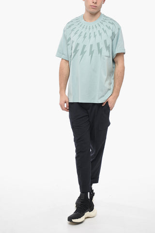 T-Shirt Girocollo FAIR-ISLE THUNDERBOLT Easy Fit