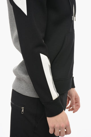 Neoprene MODERNIST THUNDERBOLT Sweatshirt with Zip Closure