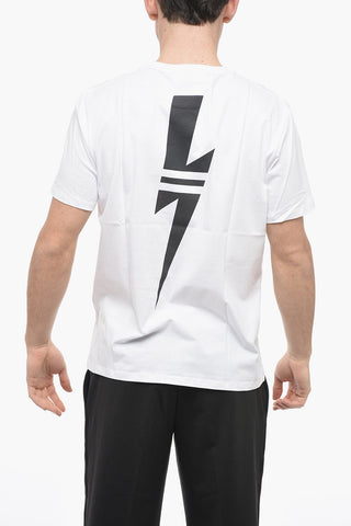 Crew Neck THUNDERBOLT Loose Fit T-Shirt