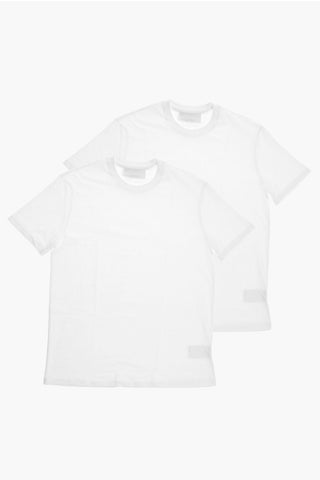 Slim Fit 2 Pairs Of Crew-Neck T-shirt Set