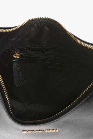 MICHAEL Leather WILMA Hobo Bag with Embellishment Golden Chain
