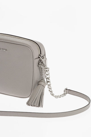 MICHAEL Camera Bag JET SET In Pelle Martellata con Nappina