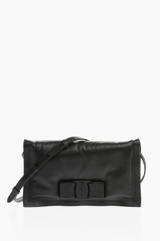 Soft Leather Clutch with Removable Shoulder Strap