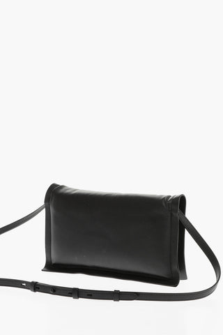 Soft Leather Clutch with Removable Shoulder Strap
